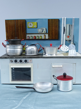 vintage西德铁皮微缩玩具娃娃屋