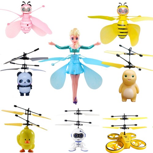 手势感应飞行器奶龙电动玩具会飞