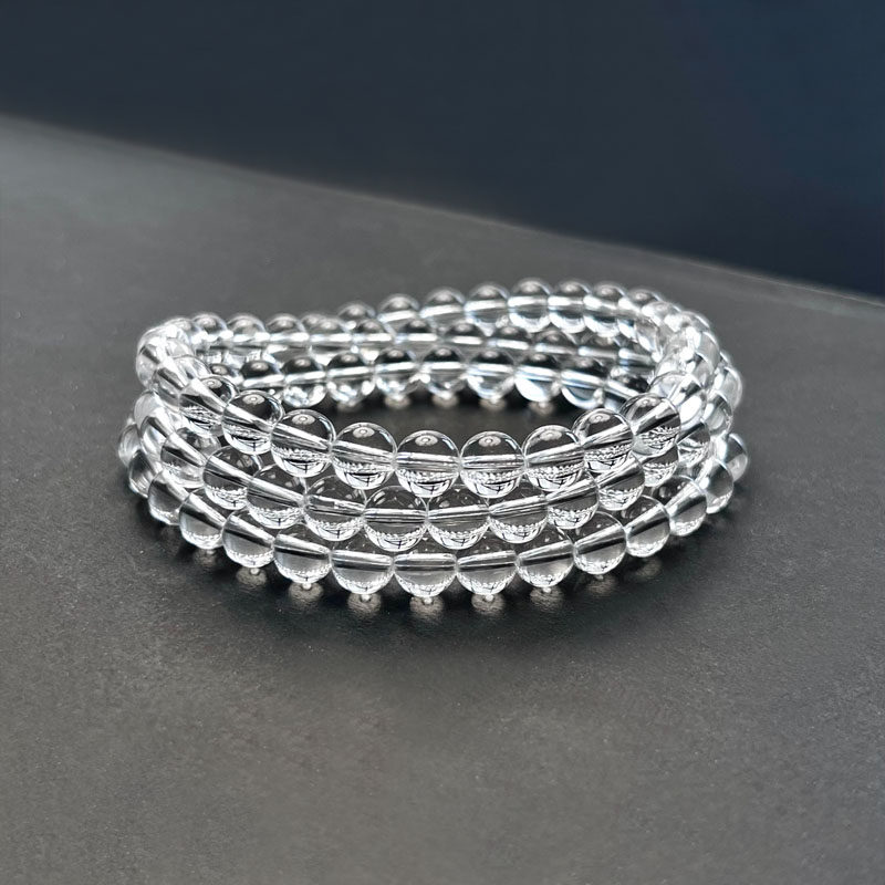 天然白水晶手链 白水晶佛珠念珠三圈手串 全净体白水晶饰品礼物,饰品/流行首饰/时尚饰品新,手饰/手串,淘宝优惠券,粉丝福利购,淘宝优惠卷