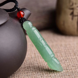 天然东陵玉文昌笔吊坠 东陵玉文采笔吊坠 东陵玉状元笔吊坠