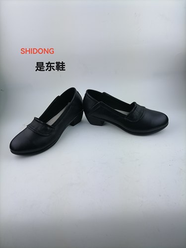 是东鞋®不累脚工作上班鞋真皮定制低跟职业鞋舒适耐穿不臭脚女鞋