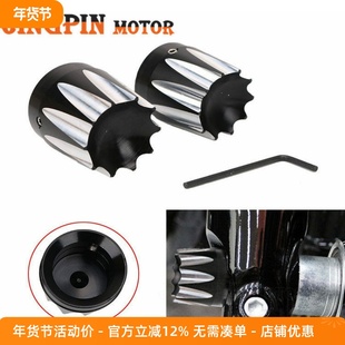 摩托车配件哈雷大滑翔/883/XL1200前轮轴盖 前轴装饰盖