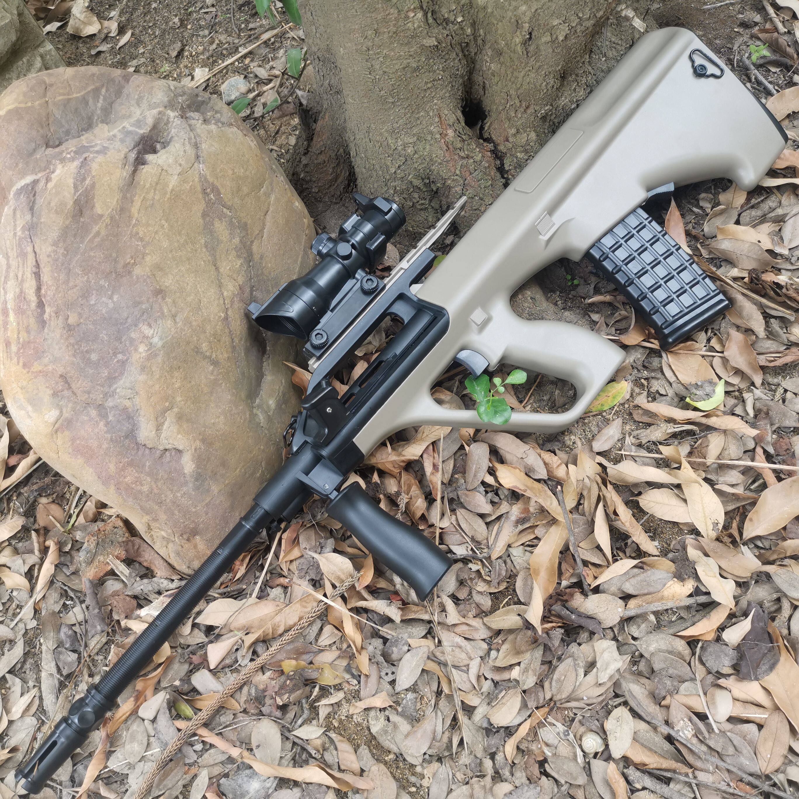 金箭AUG电动单连发玩具枪CS突击步枪游戏同款儿童男孩节日礼物