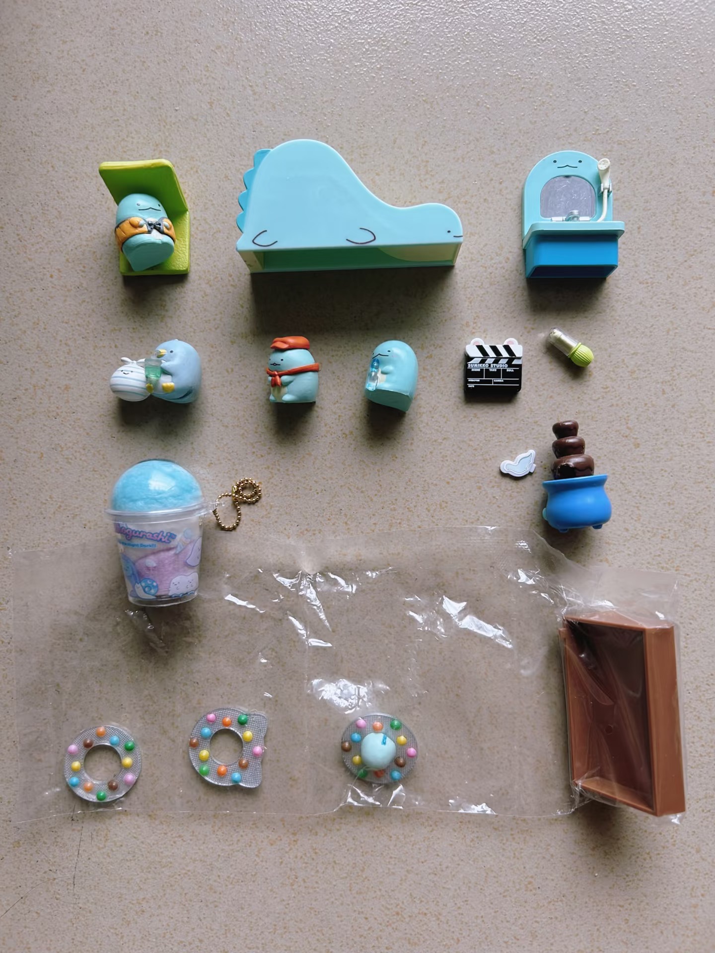 【现货】角落生物rement正品食玩散件拆出水龙水龙妈妈幼稚园白熊