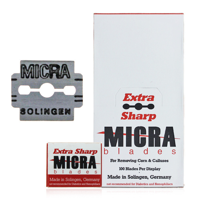 美甲工具  MICRA脚底刨刀刀片 人头指甲脚皮刨刀刀片 一盒100片装