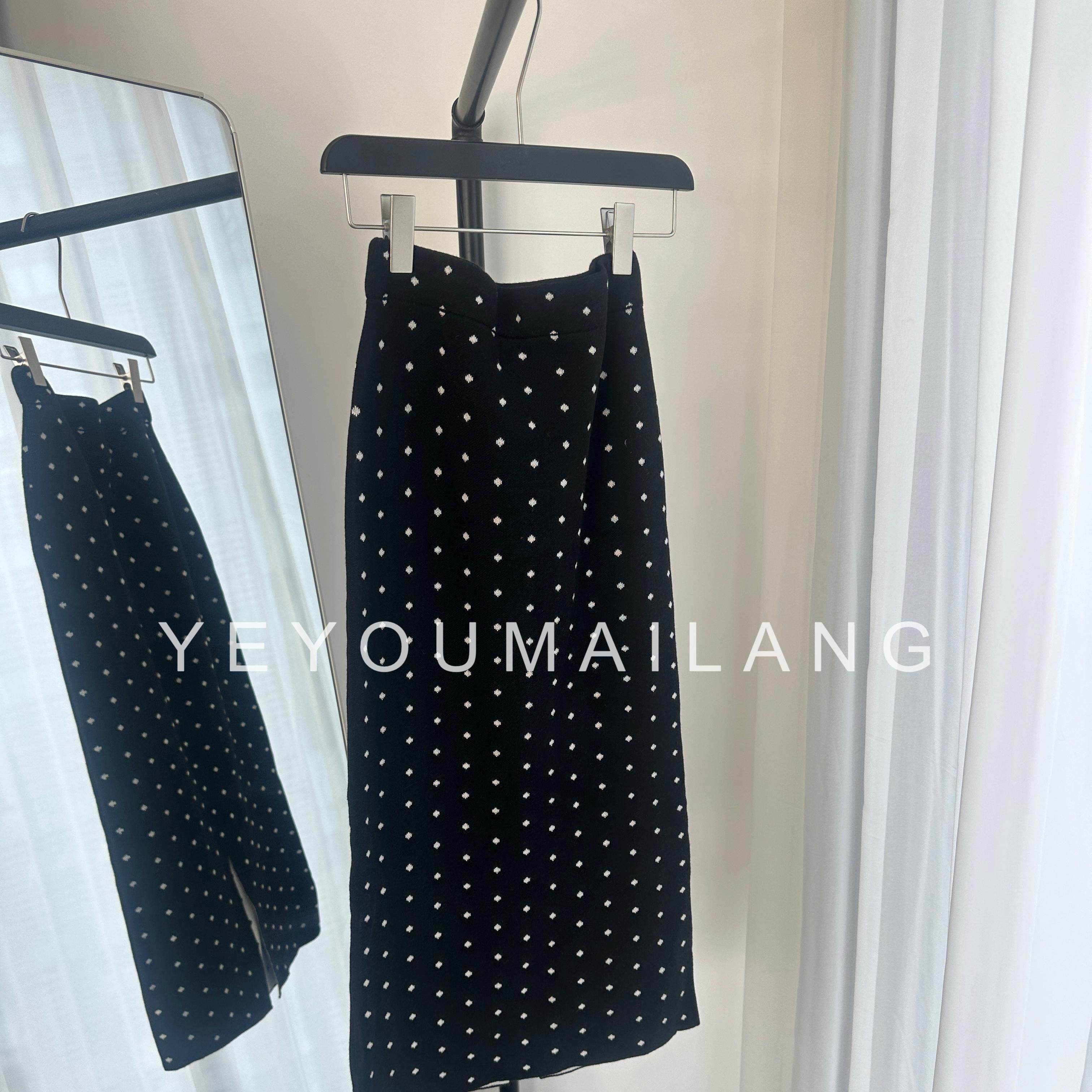 【miu系波点】波点丝光羊毛混纺包臀半身裙,女装/女士精品,半身裙,淘宝优惠券,粉丝福利购,淘宝优惠卷