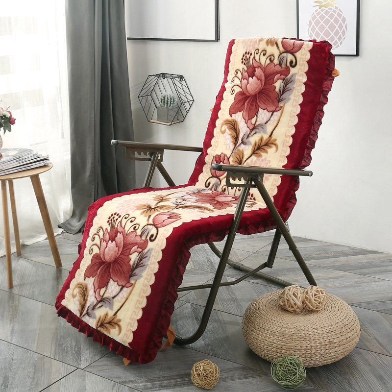 加厚躺椅垫靠椅摇椅垫折叠坐椅垫子长条可拆洗红木沙发坐垫可定做