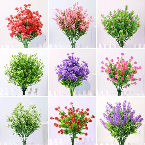 小语花艺塑料花薰衣草单支