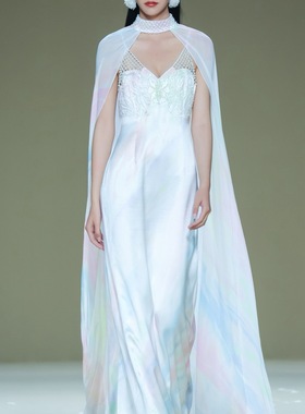 VAN SUNSUN VAN上善2025夏季|仲夏浮光吊带裙