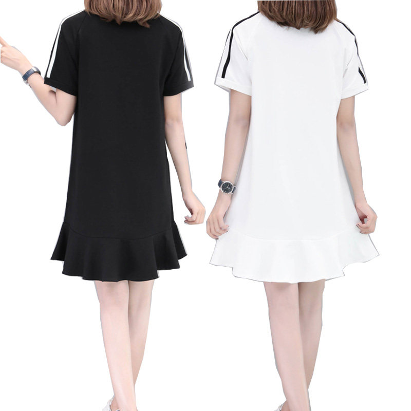 短袖中长款卫衣女2019夏季新款韩版连帽薄款宽松套头连衣裙带帽衫|ruв категории Женская одежда, свитер/свитер - от Buy2taobao.com для оказания профессиональной услуги покупки агента Taobao