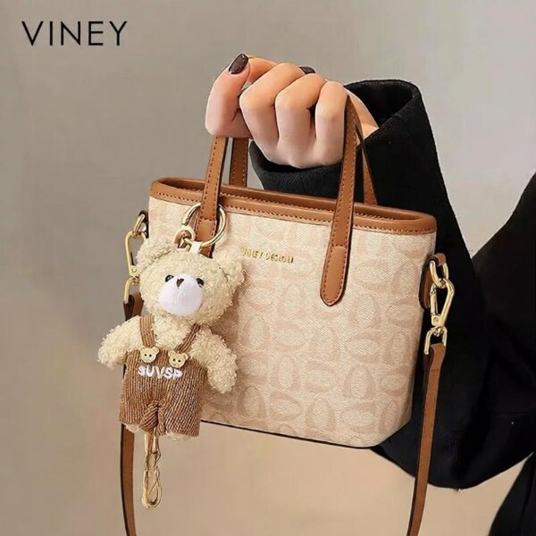 Viney包包女款2026新款女包夏季斜挎手提包高级感通勤手拎包小包图片