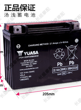 庞巴迪行政版倒三轮蜘蛛侠RT ST F3S YTX24HL-BS摩托车电瓶蓄电池