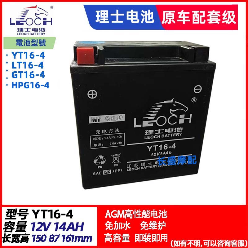 高金GK400 GK500/1200 Hawk雷神Thor1000 650原厂电瓶12V14AH电池