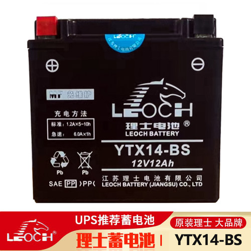 YTX14-BS天浪AN650宝马1200GS 1250 F800 F700水鸟油鸟电池 电瓶