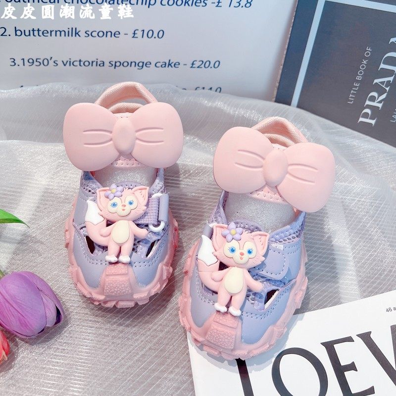 夏天凉鞋女款2026新款儿童包脚沙滩鞋小女孩夏日公主风女童女鞋女