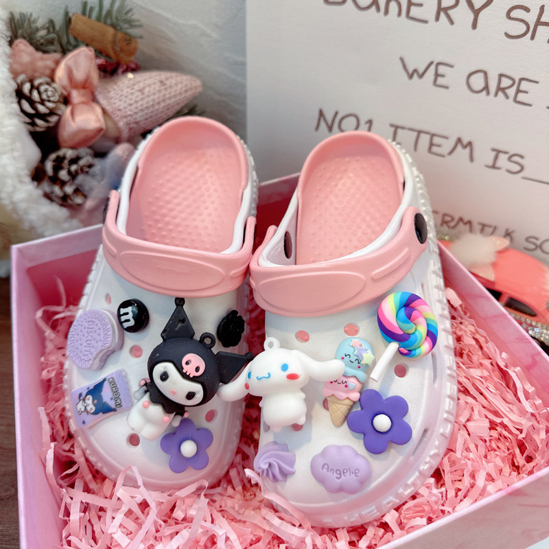 儿童拖鞋夏天2026新款酷洛米宝宝洞洞鞋女孩外穿防滑女童凉鞋小孩,童鞋/婴儿鞋/亲子鞋,儿童洞洞鞋,淘宝优惠券,粉丝福利购,淘宝优惠卷