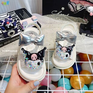 女童凉鞋夏款2026新款女孩夏天外穿洋气软底防滑宝宝夏日儿童鞋子