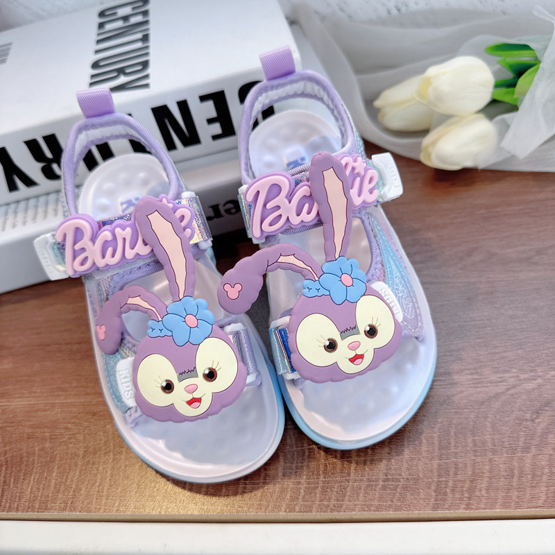 女童紫色运动凉鞋2026新款夏季公主小女孩儿童鞋子软底中大童夏款,童鞋/婴儿鞋/亲子鞋,凉鞋,淘宝优惠券,粉丝福利购,淘宝优惠卷
