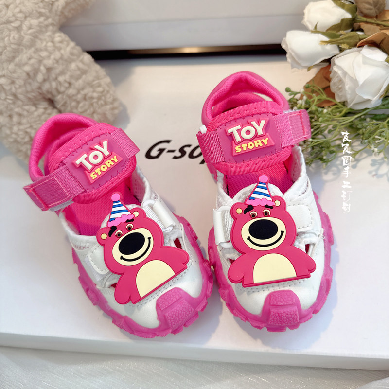 女童洋气运动凉鞋包头2026新款夏季儿童网红爆款女孩时尚百搭女款