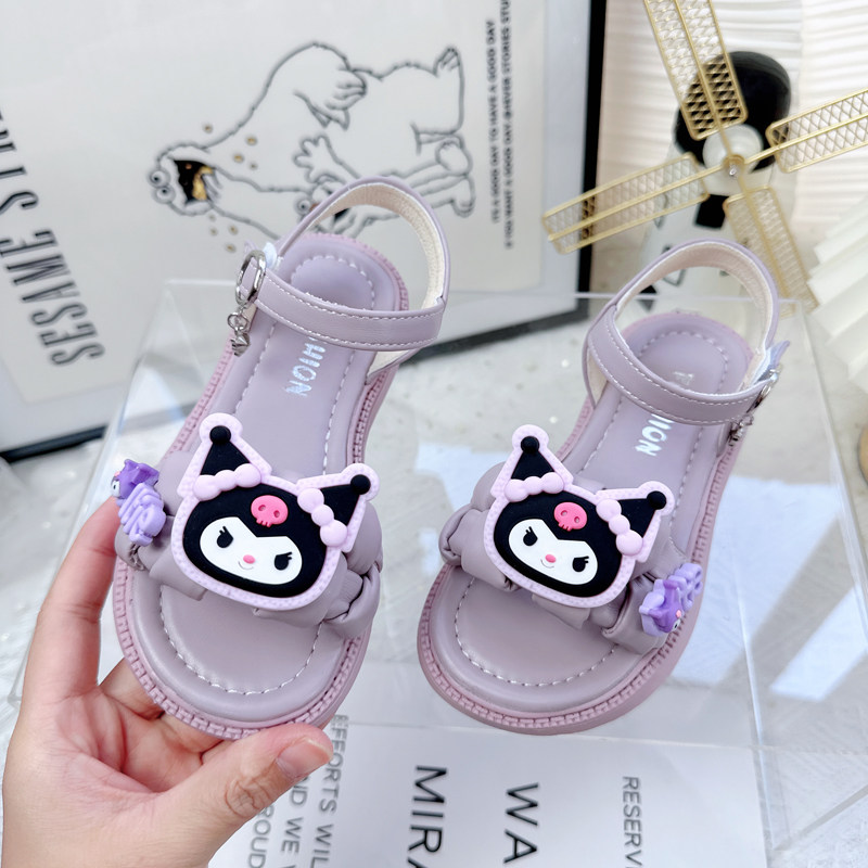 女童鞋子2026夏季新款中大童软底凉鞋女孩时尚网红鞋儿童公主凉鞋