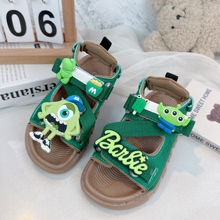 儿童凉鞋男童2026夏季新款潮牌男款时尚幼儿三四六岁胖脚夏天鞋子