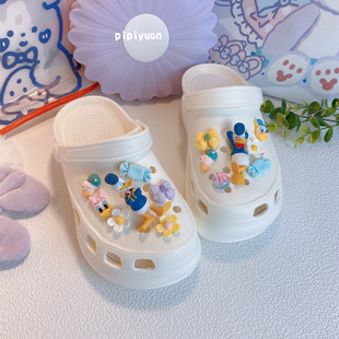 洋气女童夏天沙滩鞋 女孩凉拖鞋 女外穿时尚 软底防滑儿童洞洞鞋 夏季