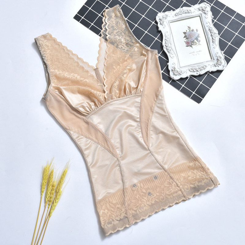 分体收腹背心塑身上衣女产后束腰收副乳美体无痕塑形紧身内衣薄款