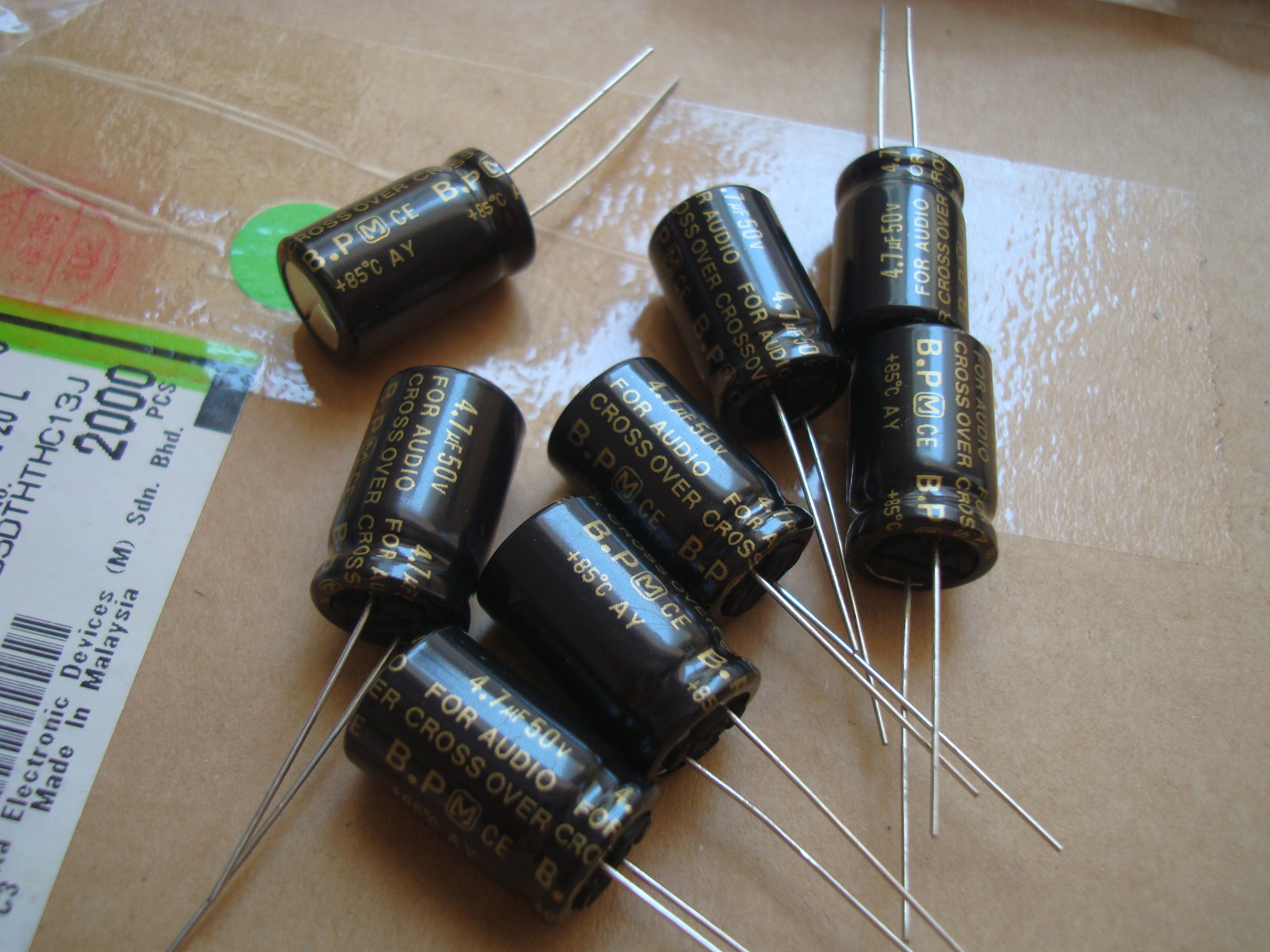 松下FOR AUDIO BP无极 50v 4.7uf 耦合电解电容 停产系列