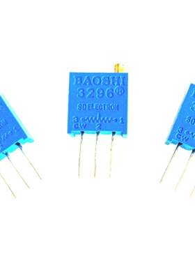 国产BOCHEN蓝色优质 3296W 微型精密多圈可调电位器电阻器 bourns