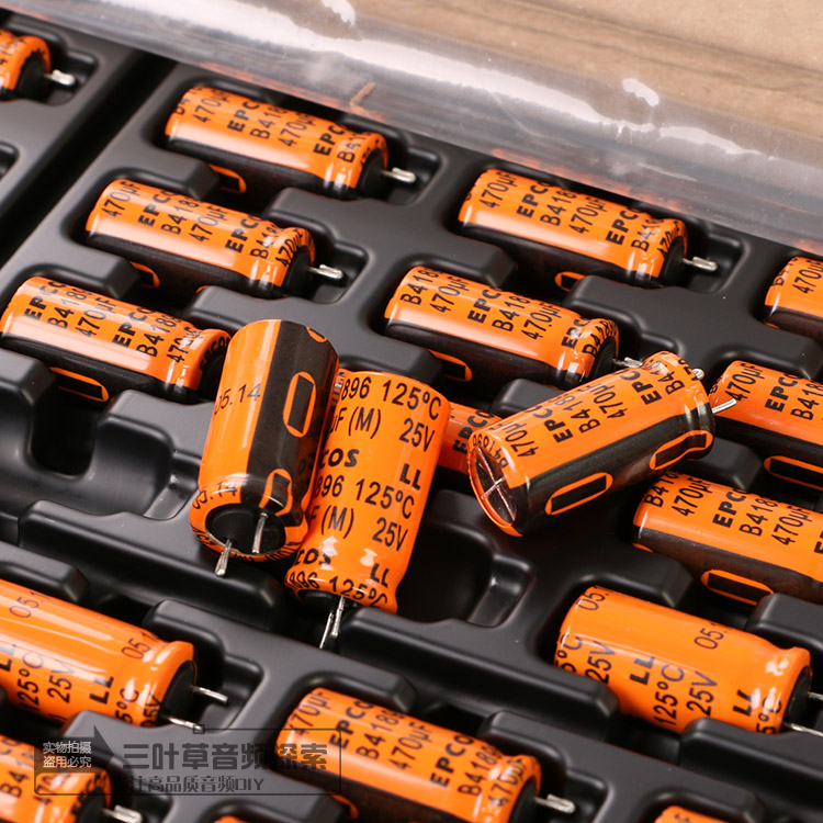 德国 25v 470UF EPCOS 西门子LL 125° 高温电解电容 B41896