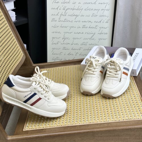 真皮超轻软阿甘德训鞋女春季新款