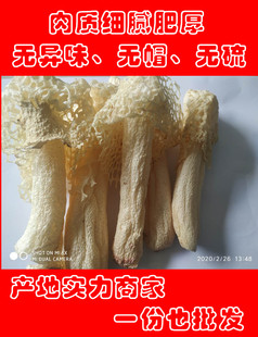 新货贵州特产织金竹荪100g无帽竹笙竹参食用菌类竹荪干货短裙