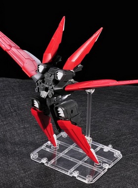 现货包邮 EW MG 1/100 红异端 红色迷茫 翔翼背包 飞行背包武器包