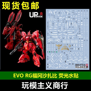 包邮 EVO RG 福冈沙扎比 会场限定 MSN-04FF 沙扎比 SIDE-F 水贴