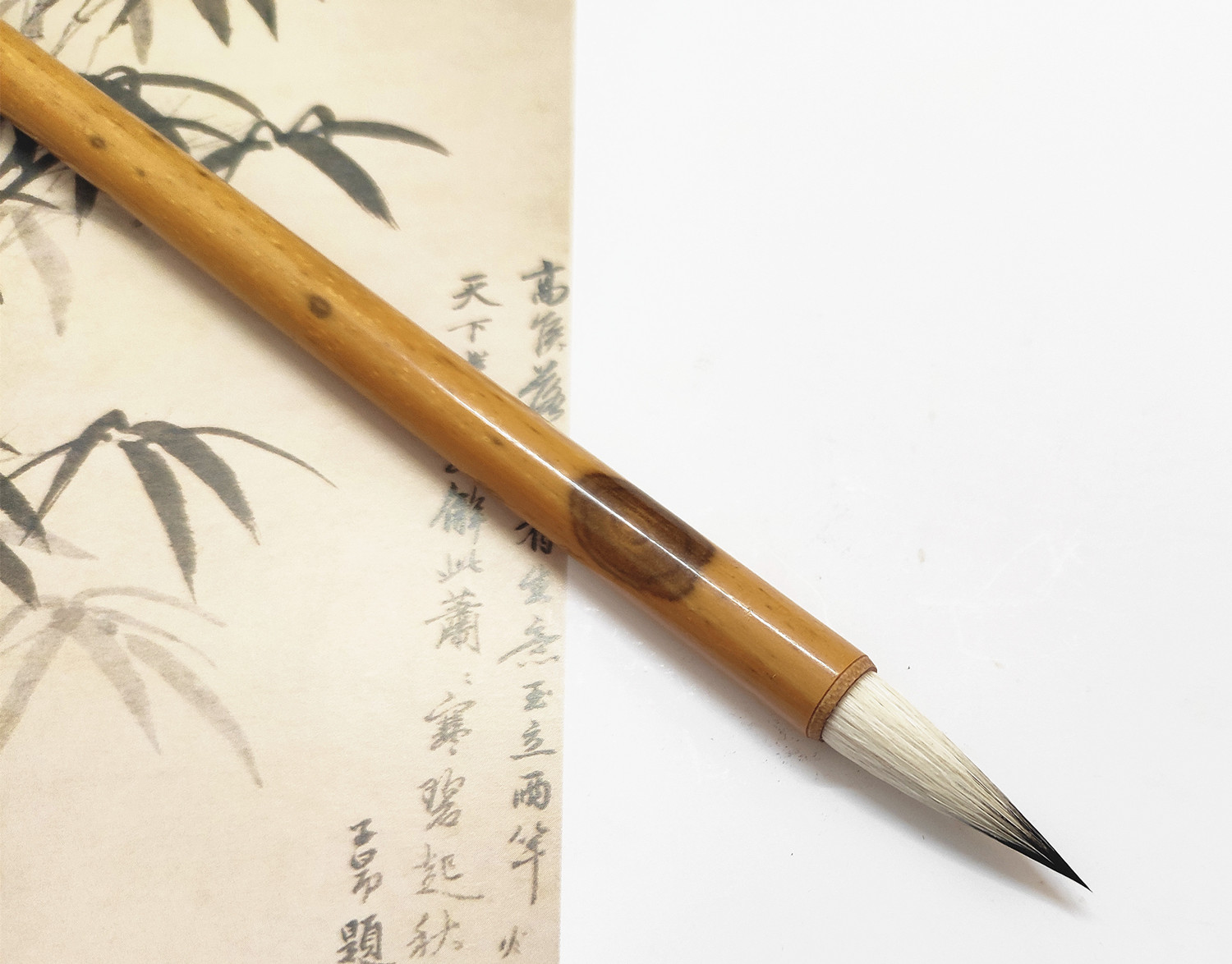 七紫三羊兼毫瘦金体小楷抄经笔紫毫兔毫羊毫中楷蝇头小楷勾线毛笔