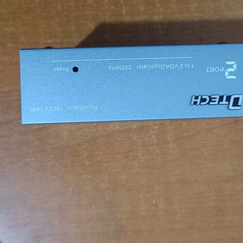 可维修DTECH帝特1到2 VGA分配器，分辨率支持1920x14议价