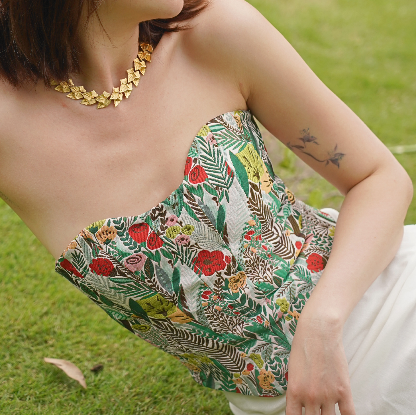 sibleu植物花卉法式原创胸衣