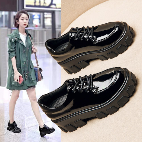 真皮~小皮鞋女英伦韩版日系新款