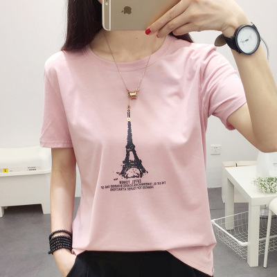 2018ÏÄпîÅ®ÉÏÒÂСÇåÐÂÓ¡»¨tÐô¶ÌÐäÔ²Áì´òµ×ÉÀÐÝÏÐÐÞÉí¶àɫѡÔñ