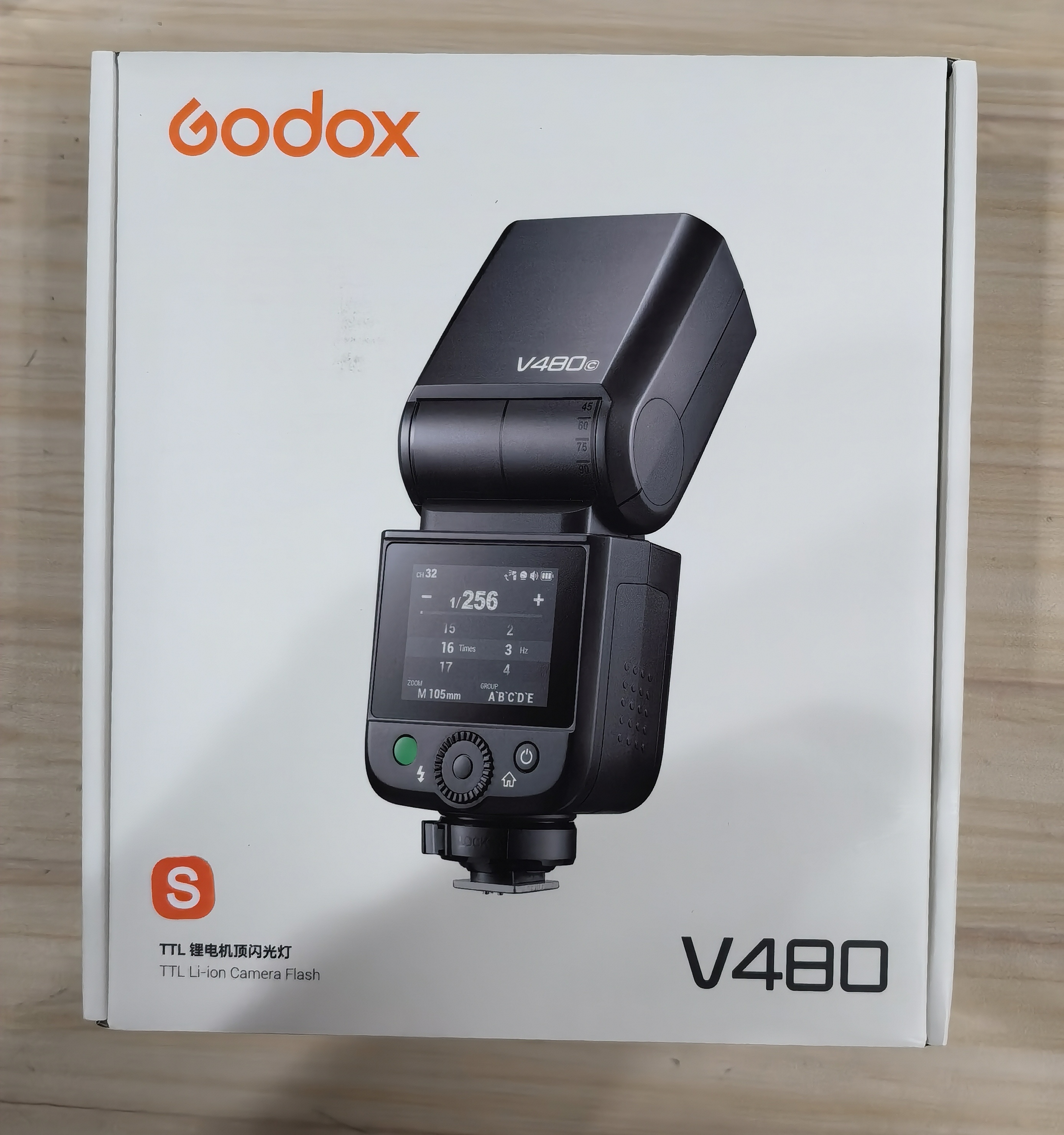 Godox神牛V480机顶闪光灯佳能尼康索尼 现货