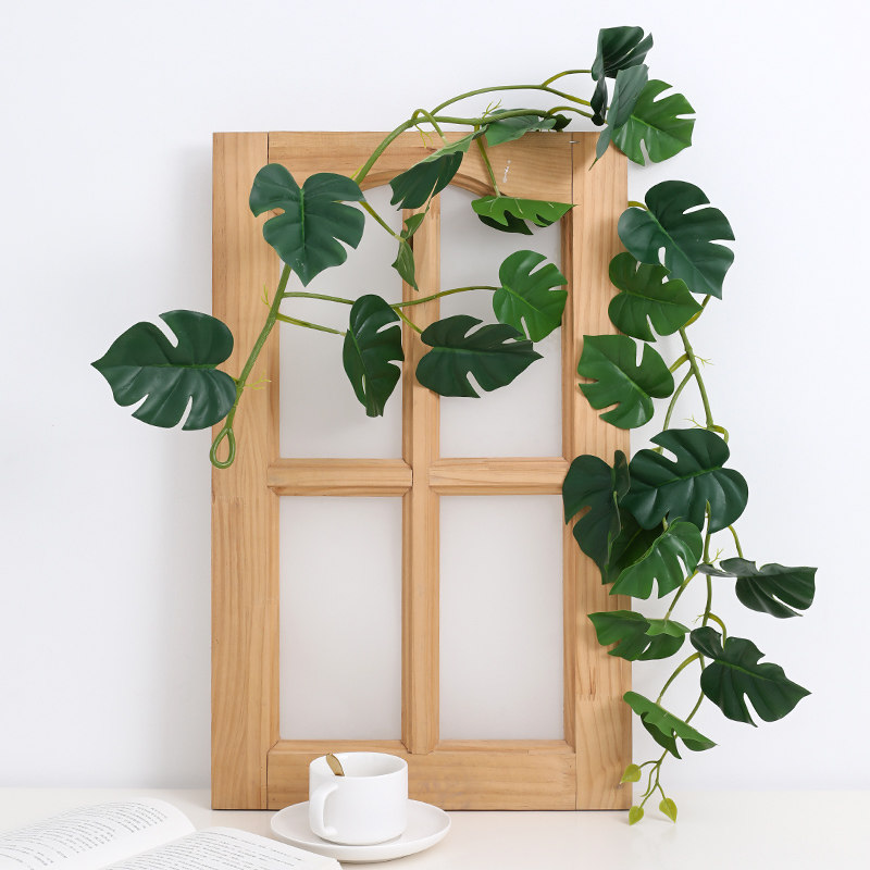 仿真藤条绿植树枝 ins风壁挂藤蔓遮挡空调水管假树叶吊顶装饰道具,鲜花速递/花卉仿真/绿植园艺,仿真绿植,淘宝优惠券,粉丝福利购,淘宝优惠卷