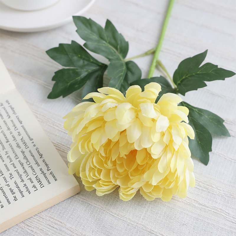 单支大朵菊花绢花仿真花