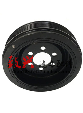 适用宝马5系F10F18 520 525 528 530曲轴皮带轮X1E84 Z4E89皮带盘