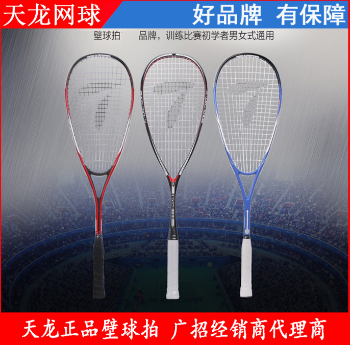 包邮正品天龙壁球拍碳素初学