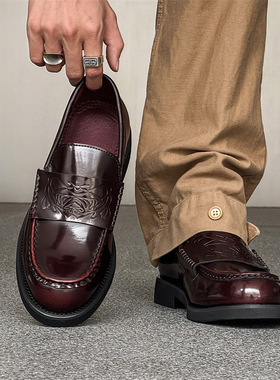 夏季新款轻便一脚蹬懒人鞋休闲百搭通勤鞋红色