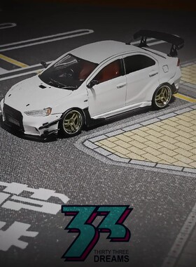 【展示】33静态自改模型 三菱EVO X 风火轮 inno TW IG TLV CM