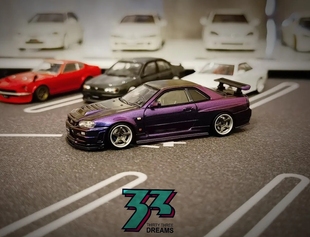 【展示】33自改模型 GTR Skyline R34 风火轮 inno TW IG