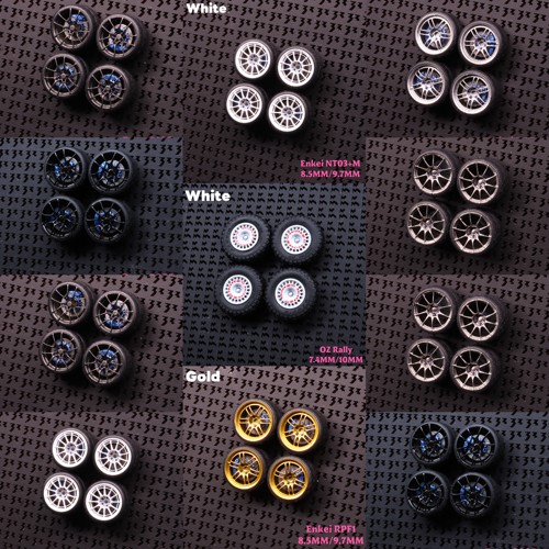 33DREAMS 1:64 改装轮毂 rpf1 oz Enkei g025 8 8.5  适用minigt