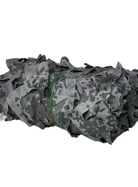 迷彩网山体主题cs加厚网防航拍掩盖伪装户外卫星装饰网绿化