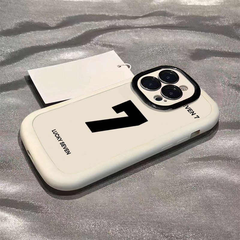 2025幸运数字7适用苹果15ProMax手机壳iphone16/13新款14plus硅胶